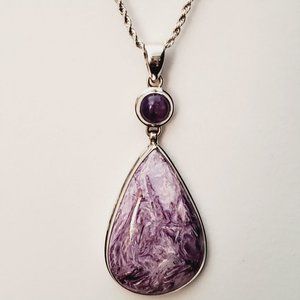 Authentic Purple Spiny Oyster Necklace.